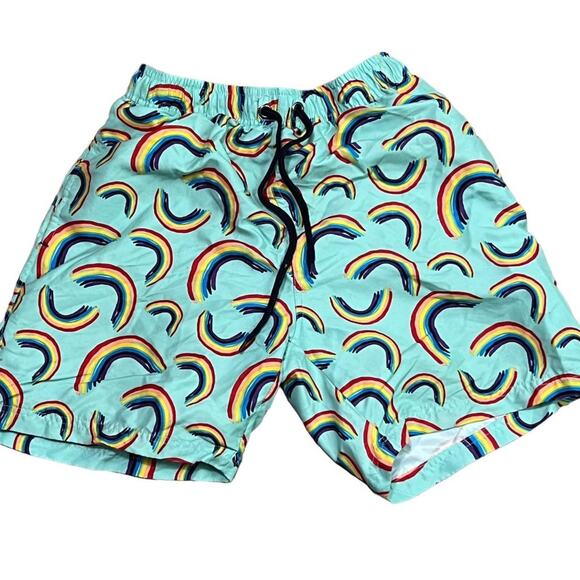 US Surf Club Rainbow Gay Pride Mens Boardshorts Mens Size Medium - Picture 1 of 6